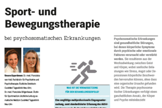 Sport- und Bewegungstherapie bei psychosomatischen Erkrankungen