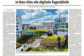 CuraMed feiert Deutschland-Premiere in Neu-Ulm: die digitale Tagesklinik